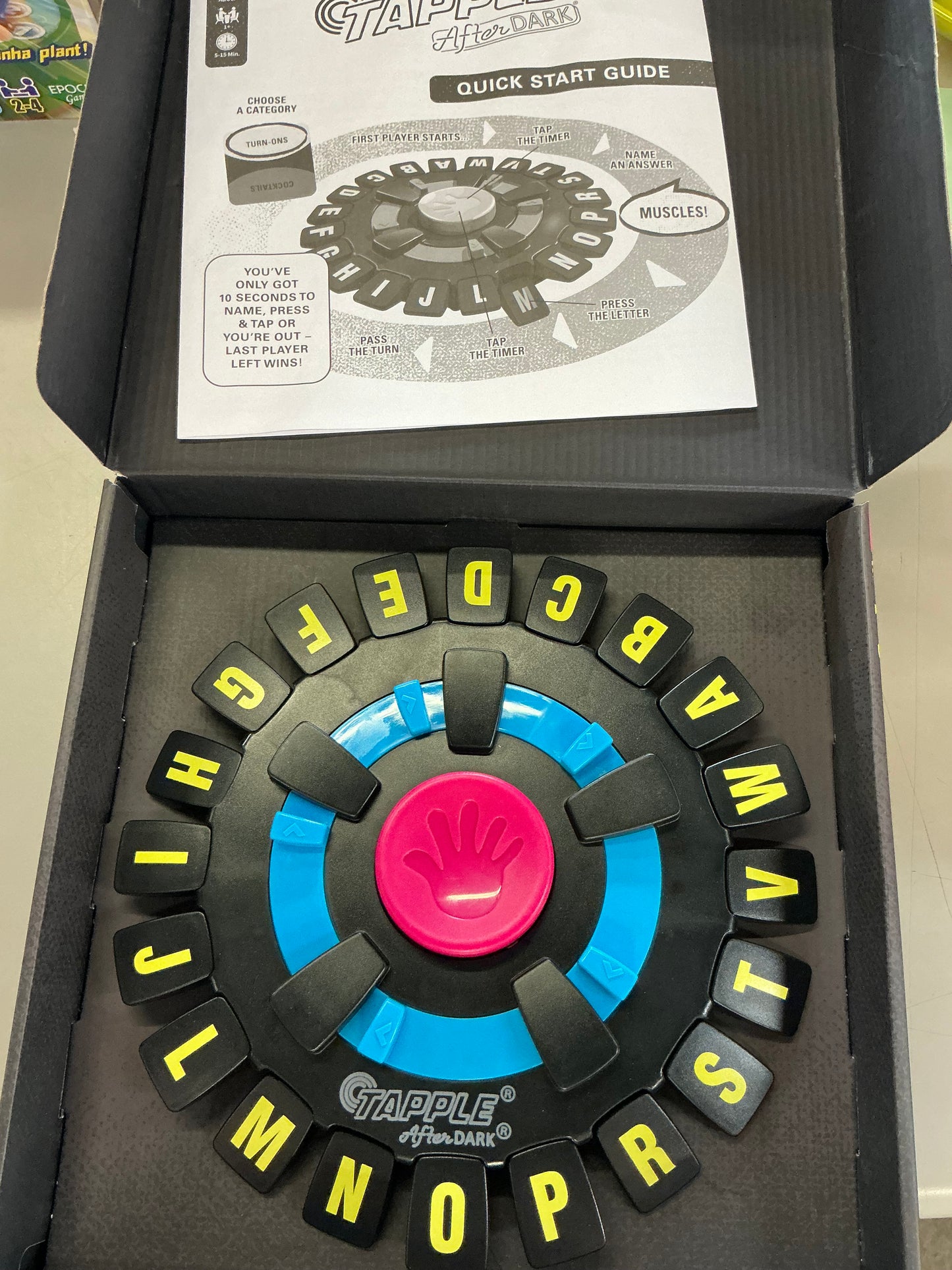 The Op Games Tapple After Dark Party Game - OPEN BOX - USED/LIKE NEW (Minor cosmetic damage)