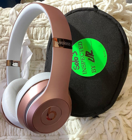 Beats Solo Bluetooth Wireless All-Day On-Ear Headphones -
Rose Gold