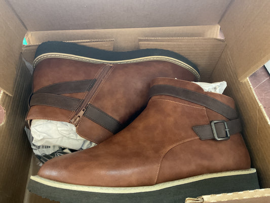 Avenue Valentina Wide Width Ankle Boot - 13 W, Brown