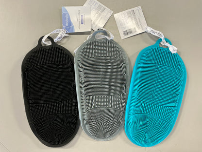 Silicone Scrubber - 3pack (Blue/Grey/Black)