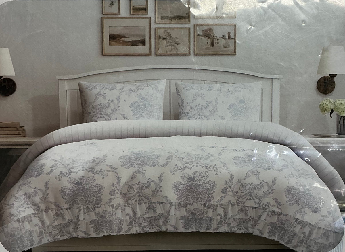 Harlow & Wren - Blue Floral - 2-piece Comforter Set - FOR PICKUP ONLY