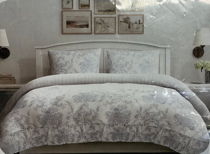 Harlow & Wren - Blue Floral - 2-piece Comforter Set - FOR PICKUP ONLY