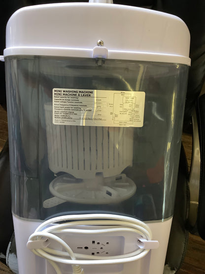 Costway Portable Washing Machine 5.5 Ibs Mini Top Load
Washer with Removable Spin-Dry Tub Gray