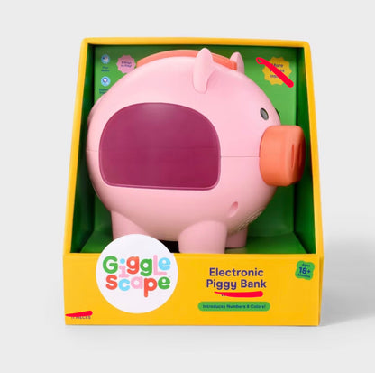 THRIFTY 70 -Electronic Piggy Bank from Gigglescapes - Open Box - USED (See Pictures)- FINAL SALE- NO RETURNS - AS IS - MISSING COINS