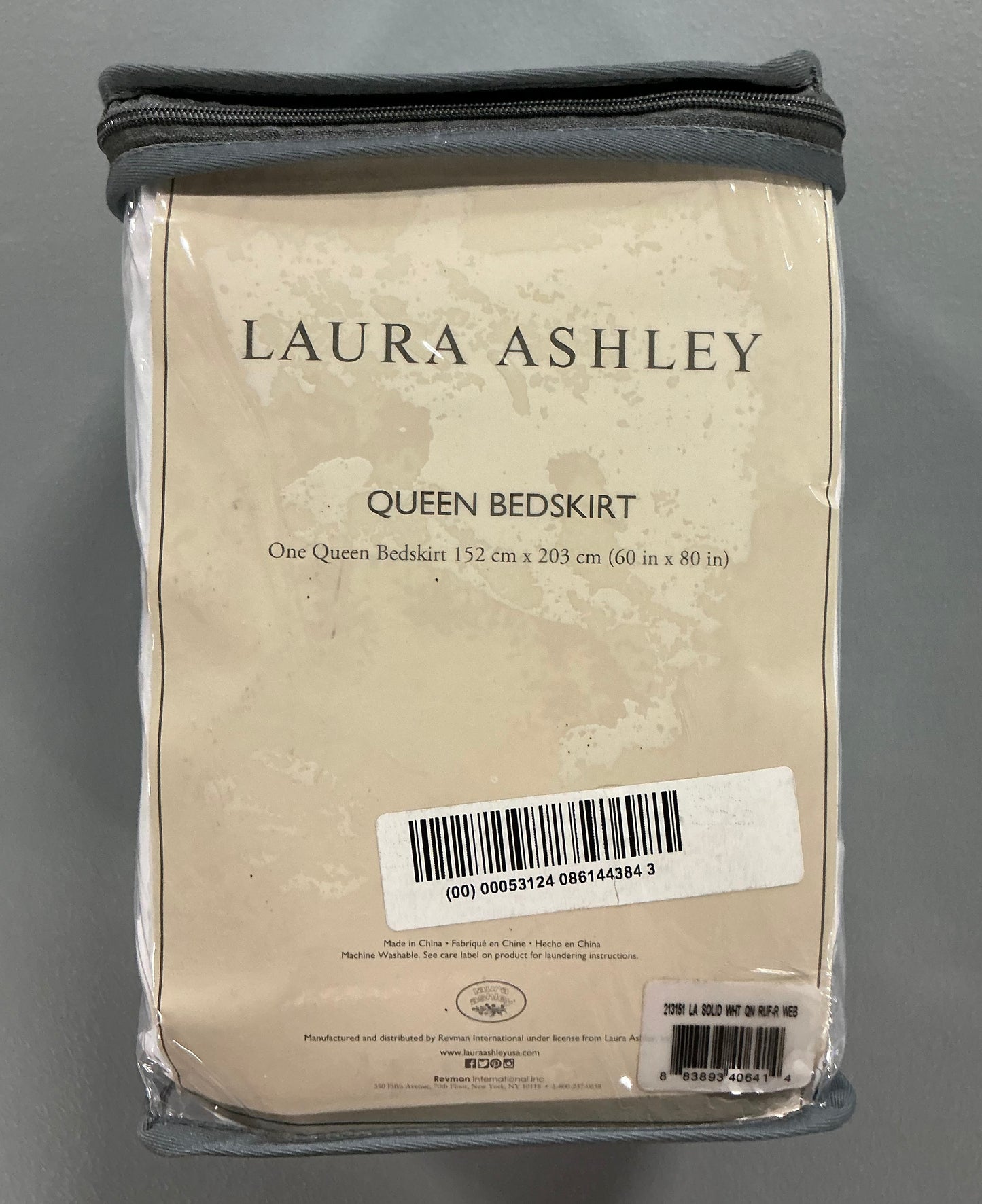 Laura Ashley Ruffled Bedskirt - White - Queen