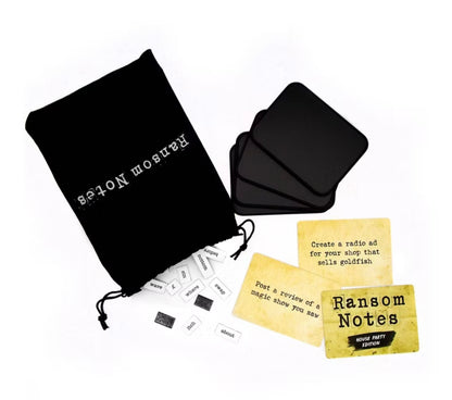 Ransom Notes House Party Edition: The Ridiculous Word Magnet Party Board Game, 3-6 players