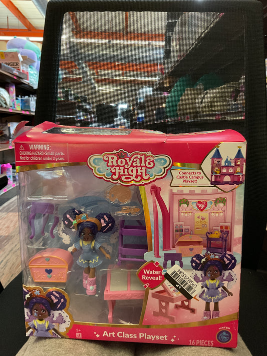 Royale High Art Class Playset - 1 Doll, 6 Accessories - 1 Surprise Water Reveal