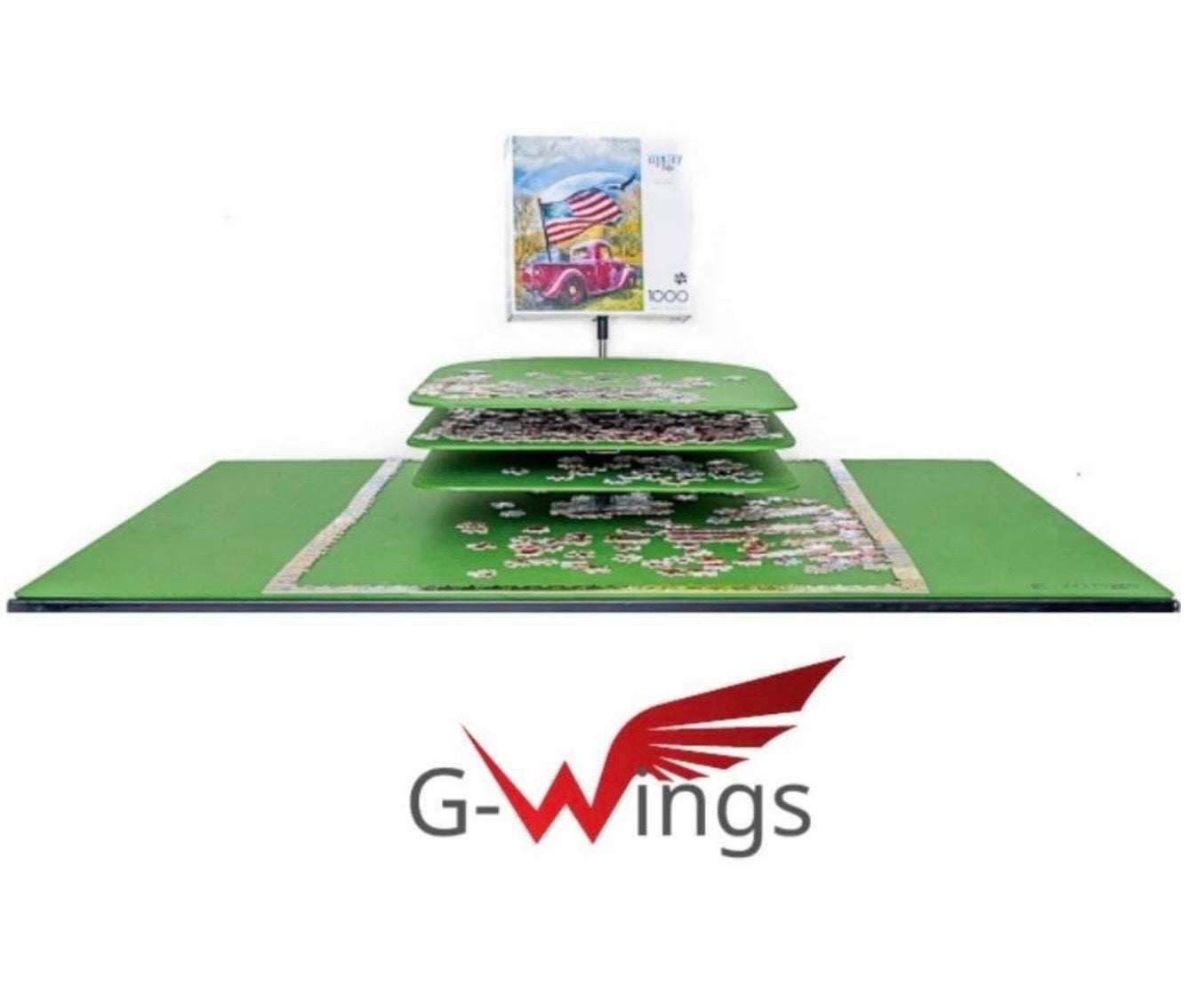 G-Wings Puzzle Board - 3 Tiered System - box is 36”x28”