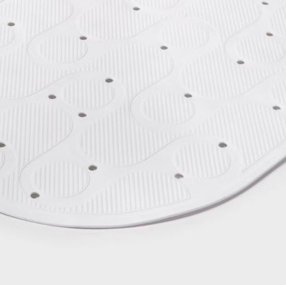 15"x27" Rounded Bath Mat White - Room Essentials™ - Minor Dirt from Shipping (see pictures)