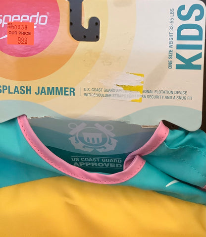 (Clearance)FINAL SALE Kids Good vibes Life jacket-One Size 33-55 LBS