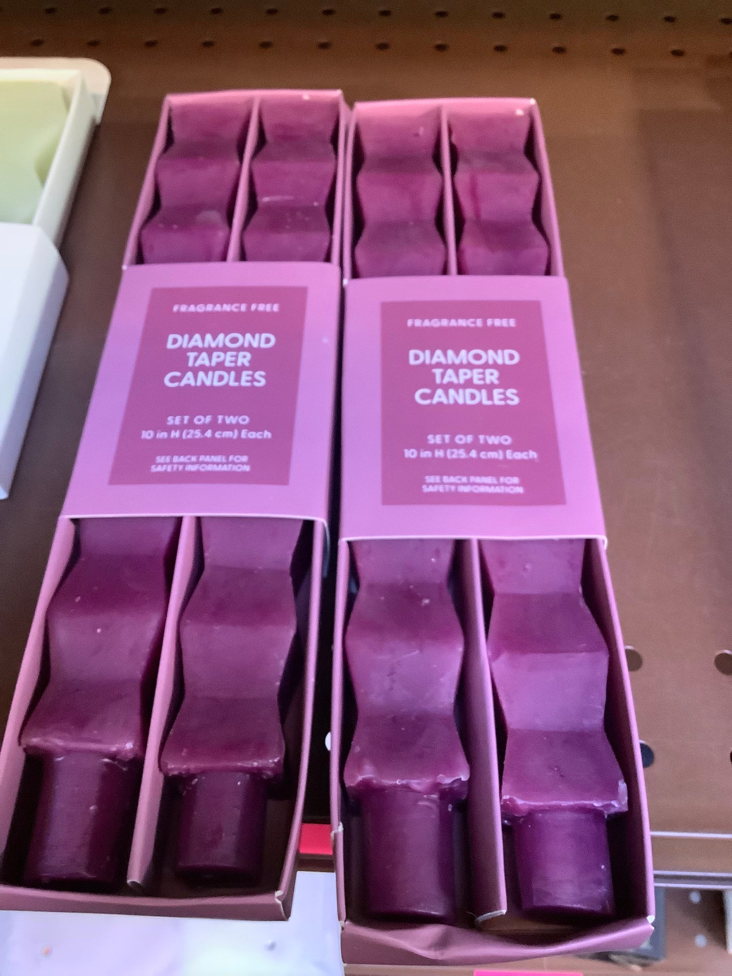 2-Pack Decorative Unscented Candles