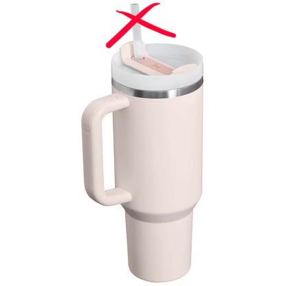 Stanley 30oz Stainless Steel Flowstate Quencher H2.0 Tumbler - MINOR COSMETIC DAMAGE DUE TO SHIPPING (see pictures) - Some May Be Missing Straws