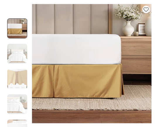 Casual Comfort Luxury Pleated 14" Hypoallergenic Wrinkle Resistant Bed Skirt - Full