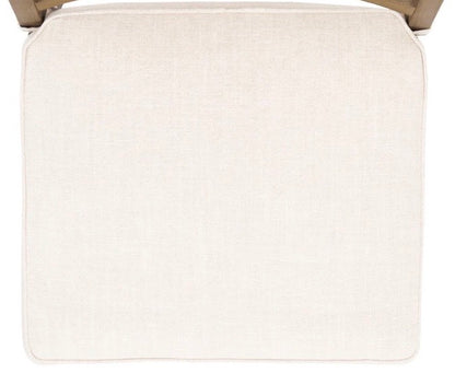 THRIFTY 70 - Set of 4 Outdoor Dinning Chair Cushions (22”x19”x3”)- Ivory - CHAIR NOT INCLUDED-  USED - AS IS - NO RETURNS
