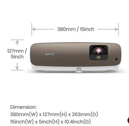 BenQ HT3560 2200-Lumen 4K UHD HDR DLP Home
Theater Projector