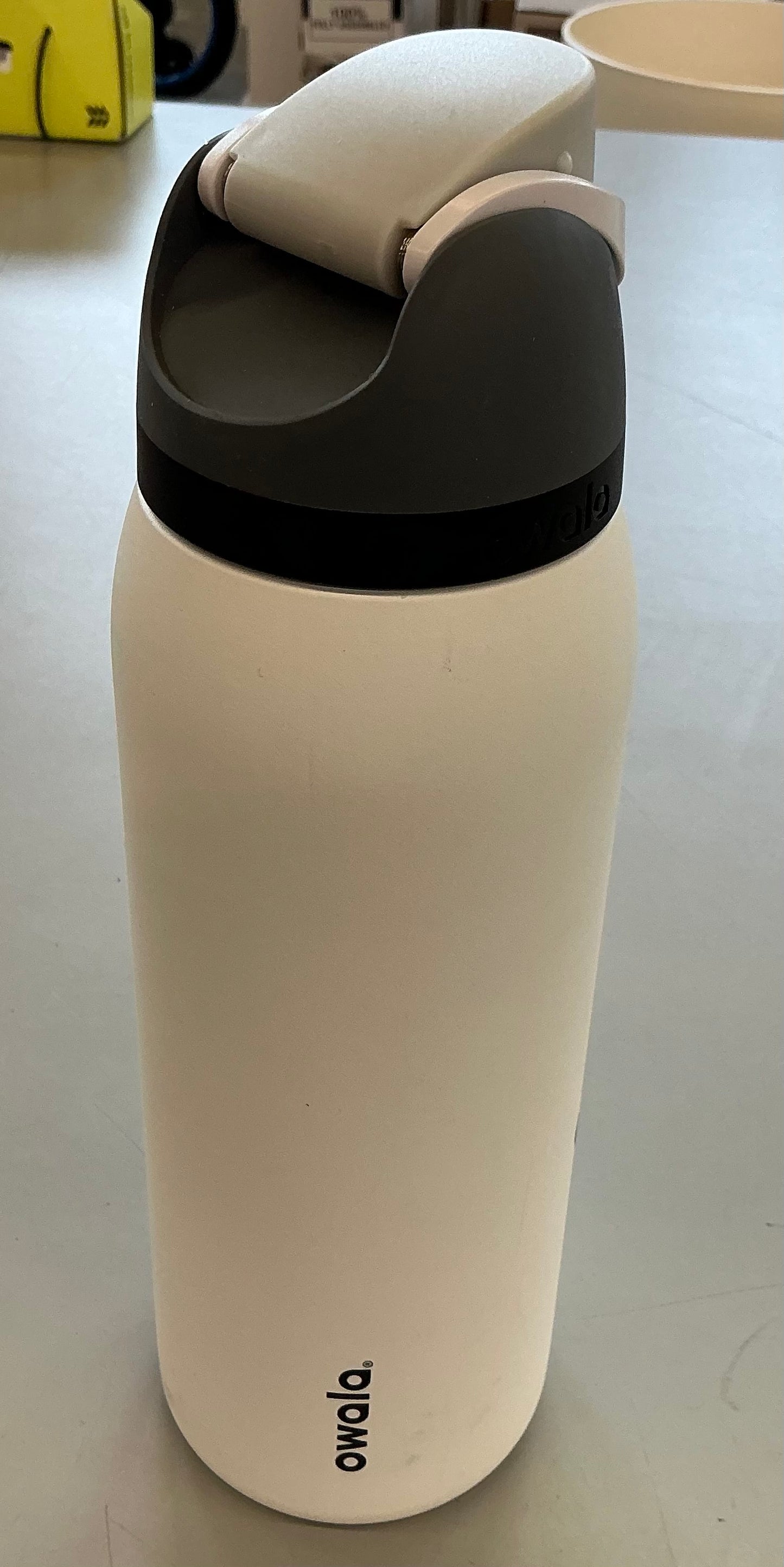 Owala 40oz FreeSip Stainless Steel Water Bottle in Sleek - Minor Cosmetic Damage - No Packaging - Missing Straw