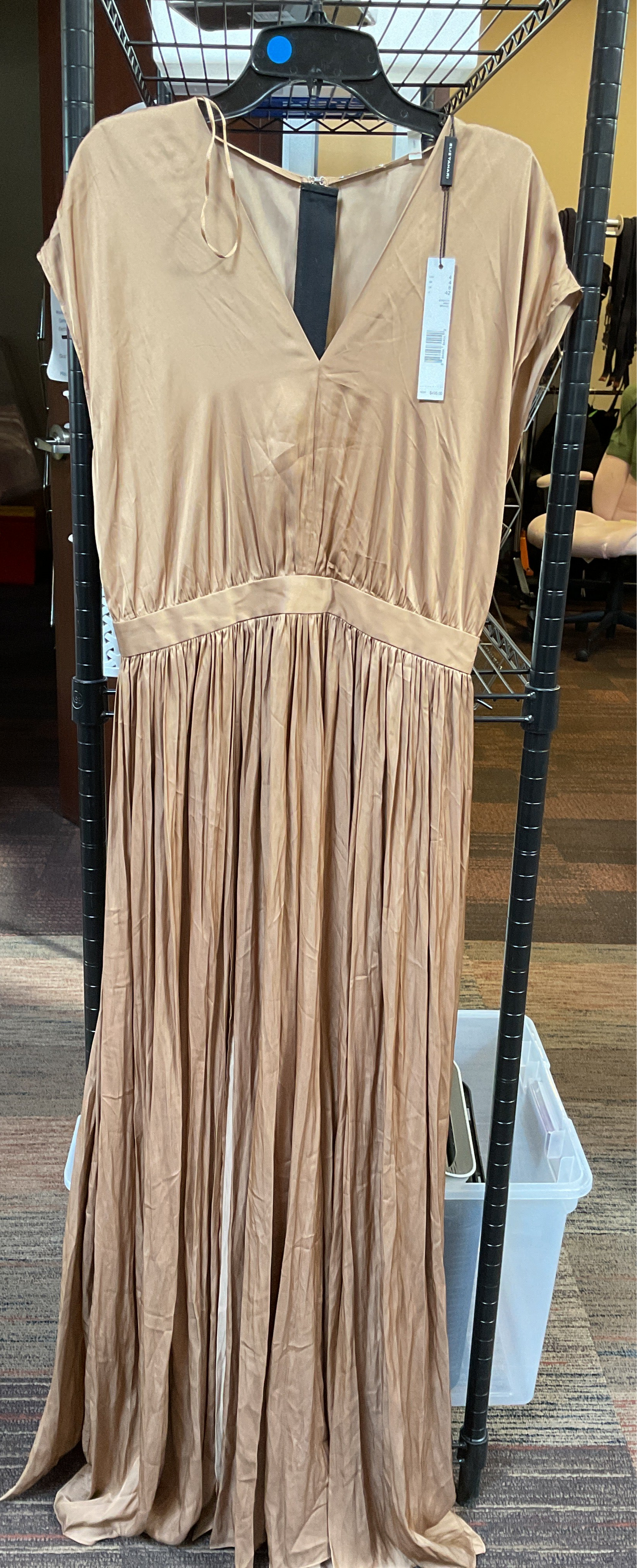 (CLEARANCE) ELIE TAHARI Bronze Dress- Size 4