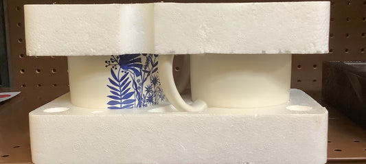 2-Pack Floral Coffee Cups