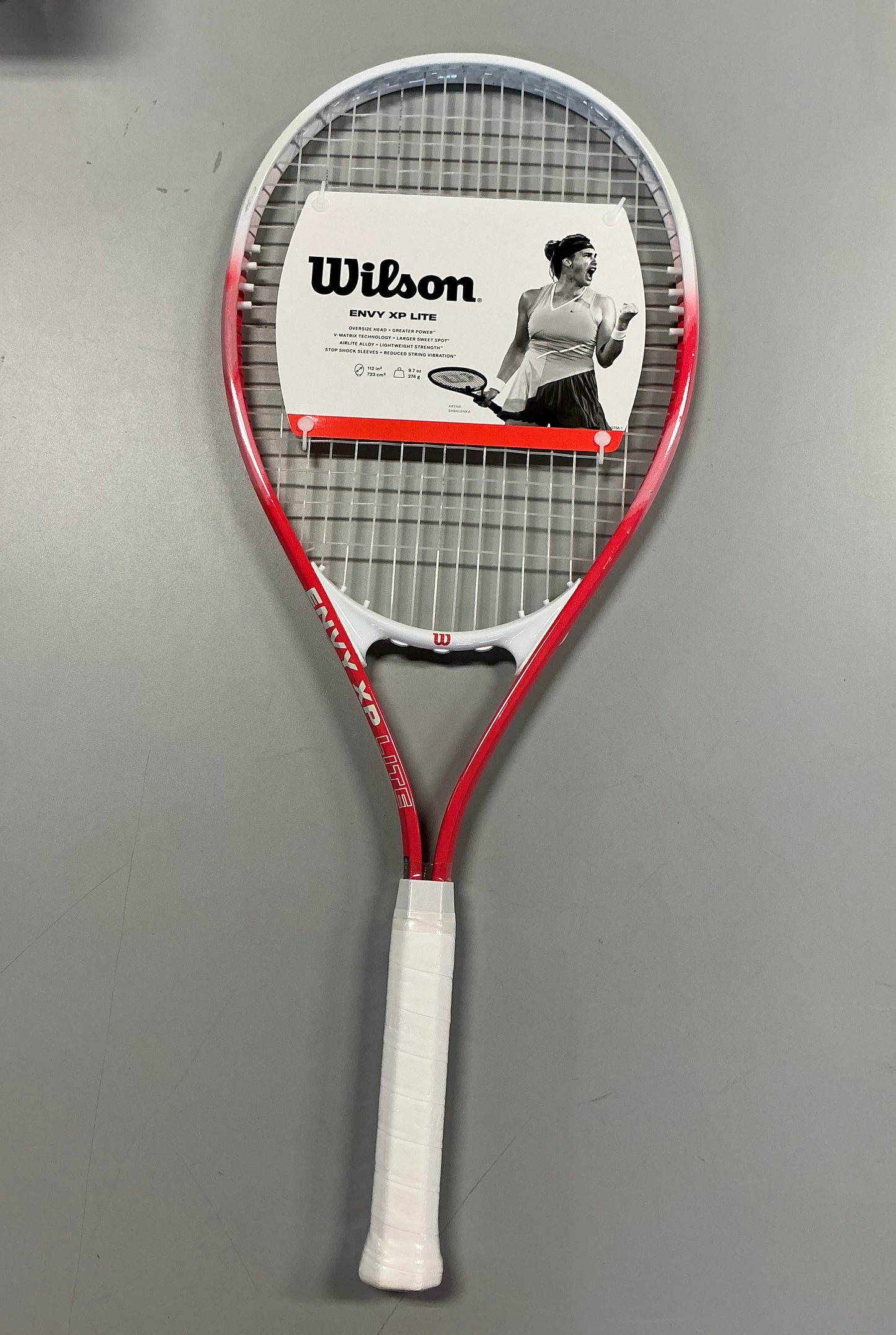 Wilson Envy XP Tennis Racquets - Orange: Aluminum Alloy, 112 sq in Head Size