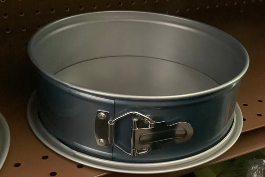 Nordic Ware 9" Carbon Steel Spring Form Pan Blue: Nonstick Cheesecake Pan, 9 Inch, Hand Wash, Oven-Safe, 5-Year
Warranty