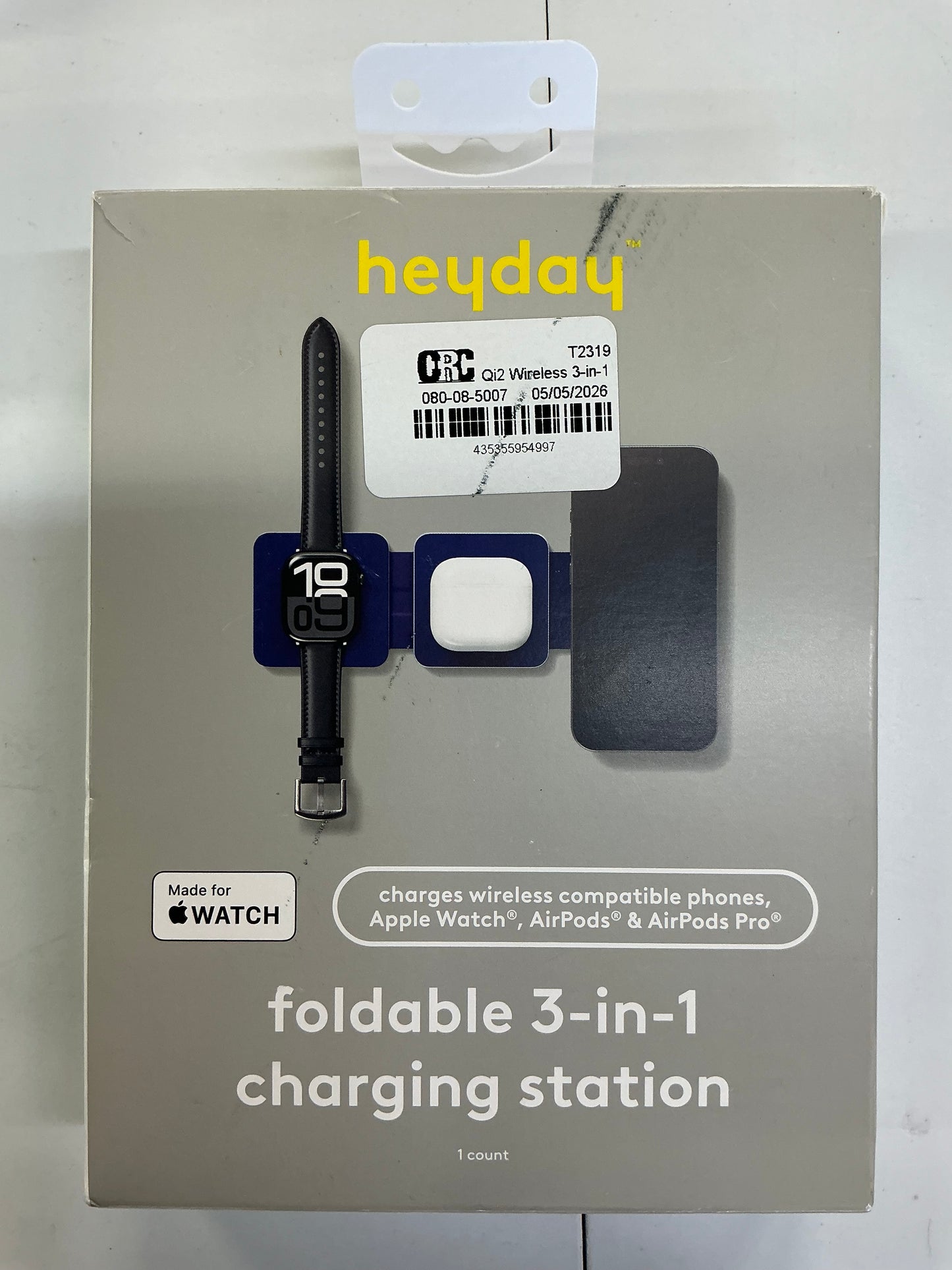 Qi2 Wireless 3-in-1 Folding Charging Pad - Future Dusk - Dark Blue - OPEN BOX (see pictures)
