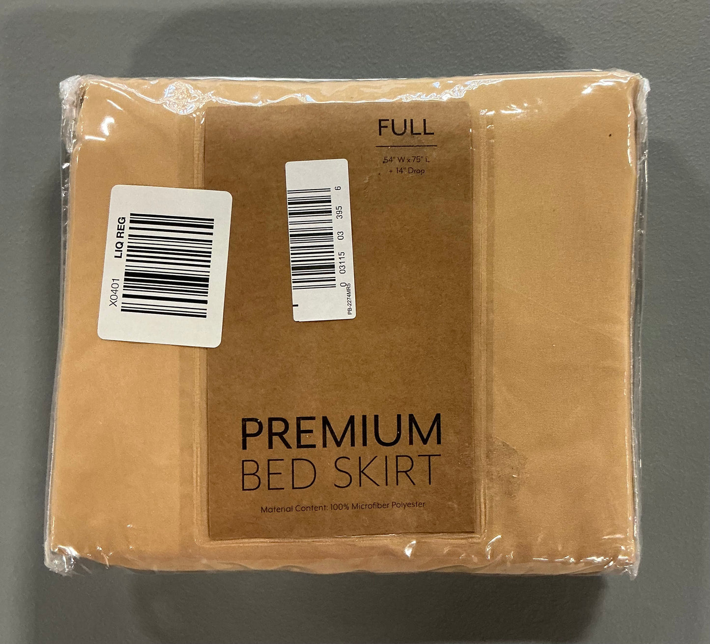 Casual Comfort Luxury Pleated 14" Hypoallergenic Wrinkle Resistant Bed Skirt - Full