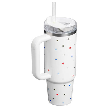 Stanley 30oz Stainless Steel Flowstate Quencher H2.0 Tumbler - MINOR COSMETIC DAMAGE DUE TO SHIPPING (see pictures) - Some May Be Missing Straws
