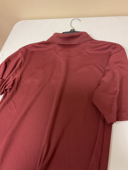 Adult Maroon Half Button Down “M Golden Gophers” Shirt