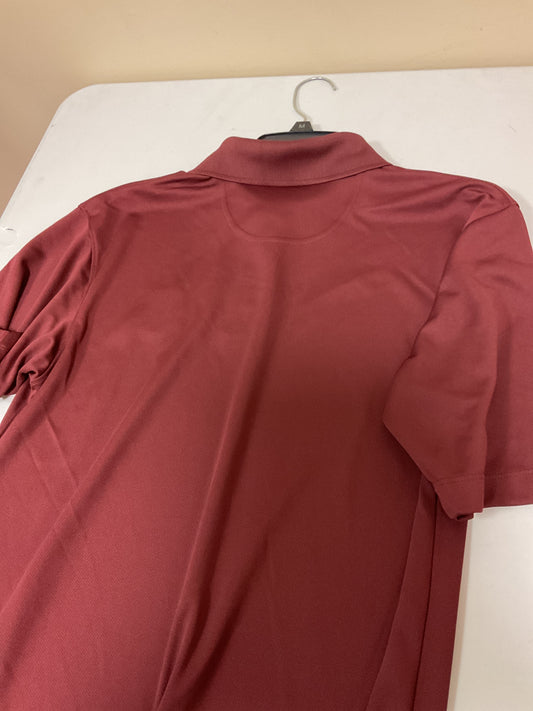 Adult Maroon Half Button Down “M Golden Gophers” Shirt