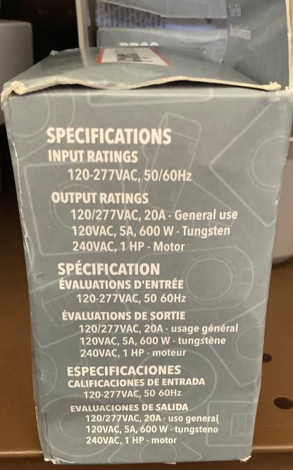 Lithonia Lighting Contractor Select PP20 Series 120-Volt/277-Volt Power/Relay
Pack PP20
