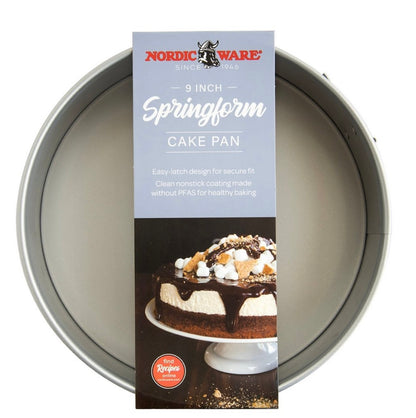 Nordic Ware 9" Carbon Steel Spring Form Pan Blue: Nonstick Cheesecake Pan, 9 Inch, Hand Wash, Oven-Safe, 5-Year
Warranty
