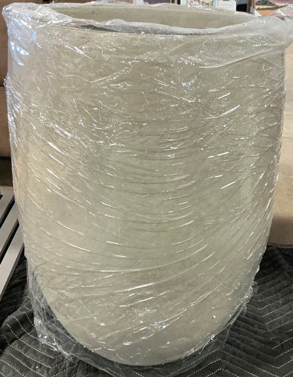17” Concrete Outdoor Planter - Out of Box - Minor Cosmetic Damage (see pictures) - FOR PICKUP ONLY