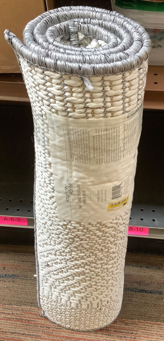 Nourison Textured Home 2'2" x 3'9" Charcoal Ivory Modern
Indoor Area Rug