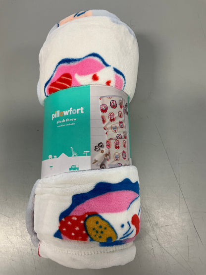 Patisserie Pet Shoppe - Plush Throw Blanket - 50”x60” - Minor Dirt From Shipping (see pictures) - FOR PICKUP ONLY