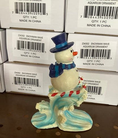 Snowman Wave Ornament
