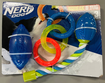 NERF Dog - 3 pack Dog Toys