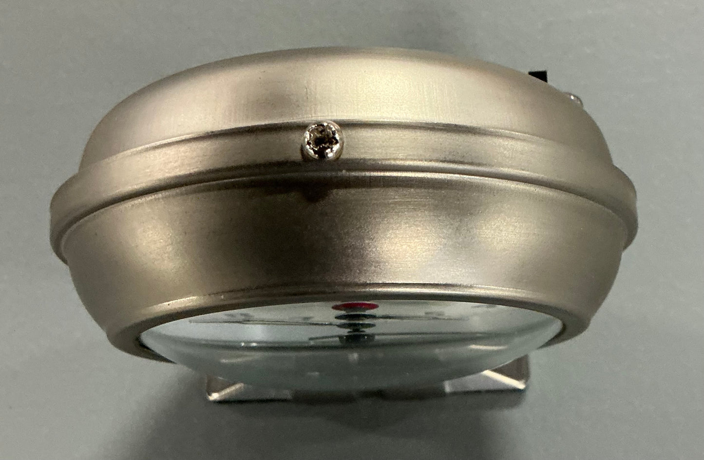 Westclox Silver Metal Alarm Clock - Out of Box