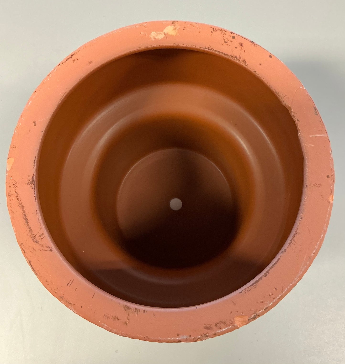 Arches Indoor Outdoor Planter Pot 8.25"x8.125" Terracotta Orange - Threshold™ - MINOR COSMETIC DAMAGE DUE TO SHIPPING (see pictures)