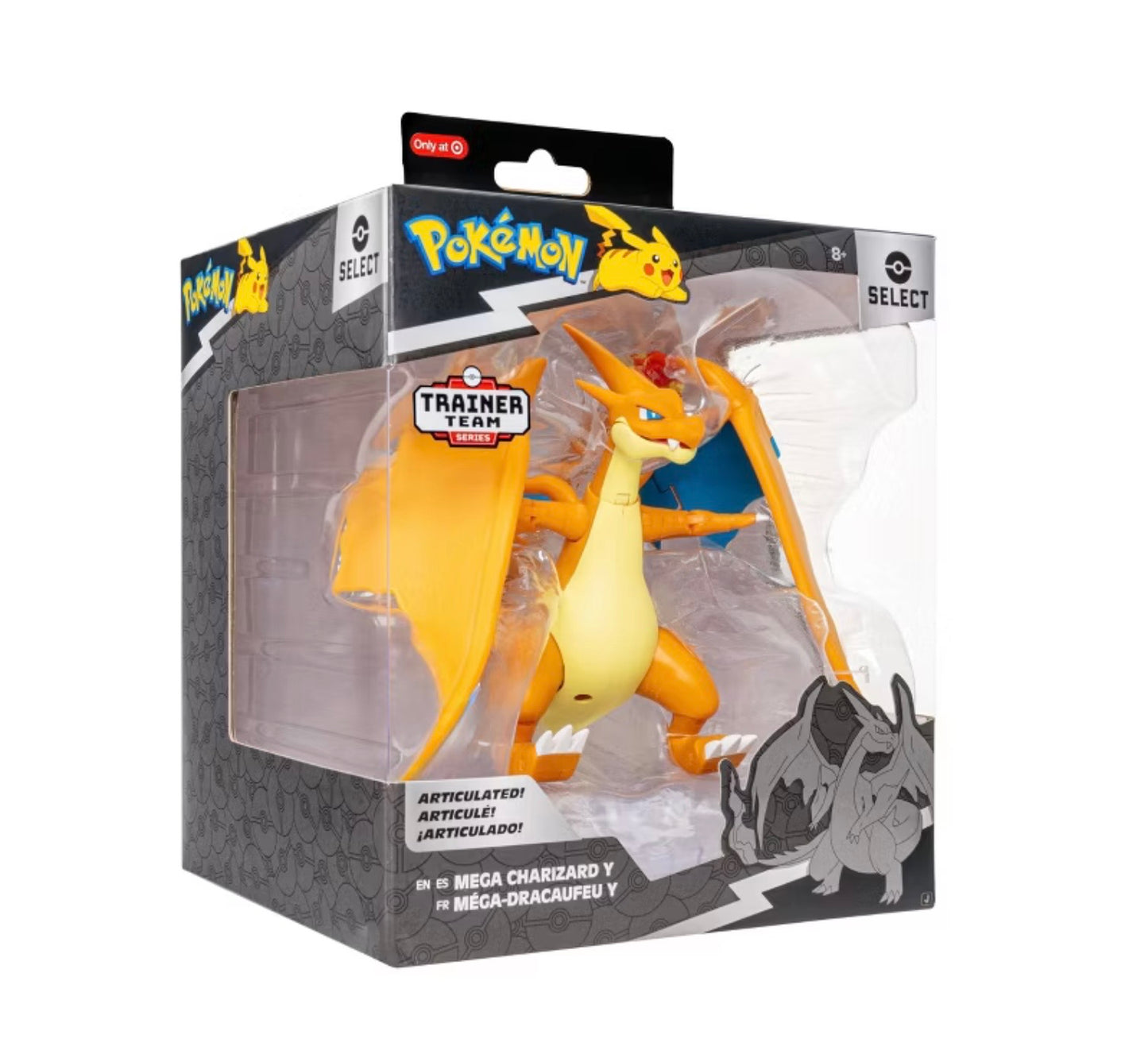 Pokémon Select 6" Articulated Mega Charizard Y Action Figure - Pokémon