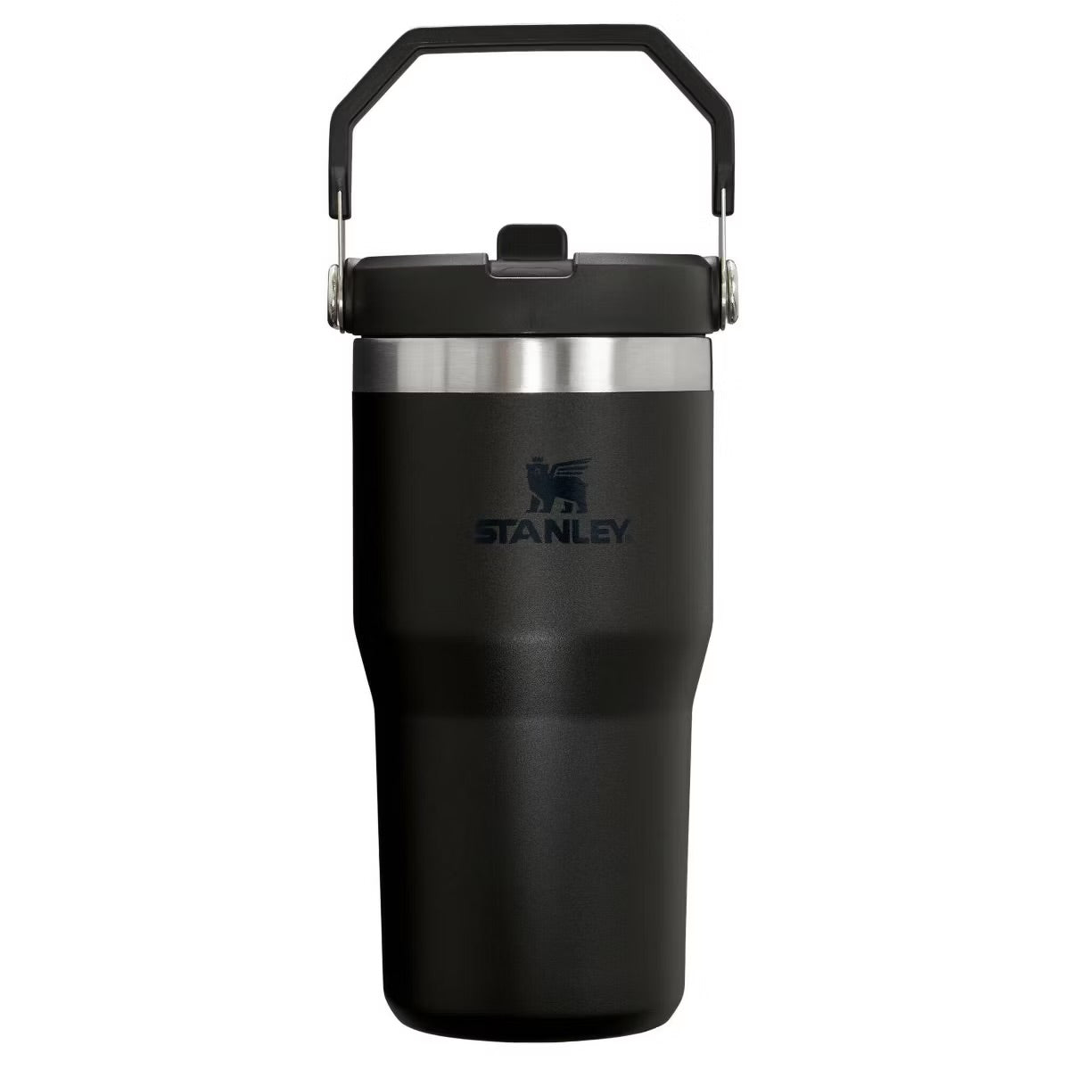 Stanley 20oz Stainless Steel IceFlow Flip Straw Tumbler- Black 2.0 - MINOR COSMETIC DAMAGE DUE TO SHIPPING (see pictures)