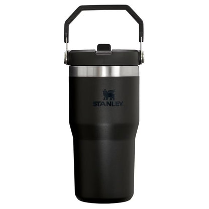 Stanley 20oz Stainless Steel IceFlow Flip Straw Tumbler- Black 2.0 - MINOR COSMETIC DAMAGE DUE TO SHIPPING (see pictures)