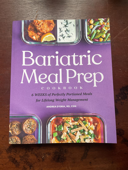 Bariatric Meal Prep Cookbook - by Andrea D'Oria (Paperback)