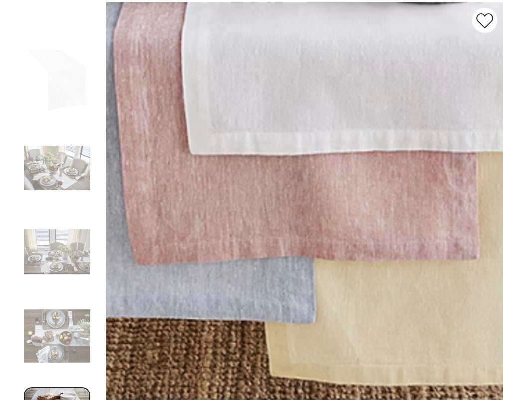 Linden Street Grayson Table Runner - 14”X72”