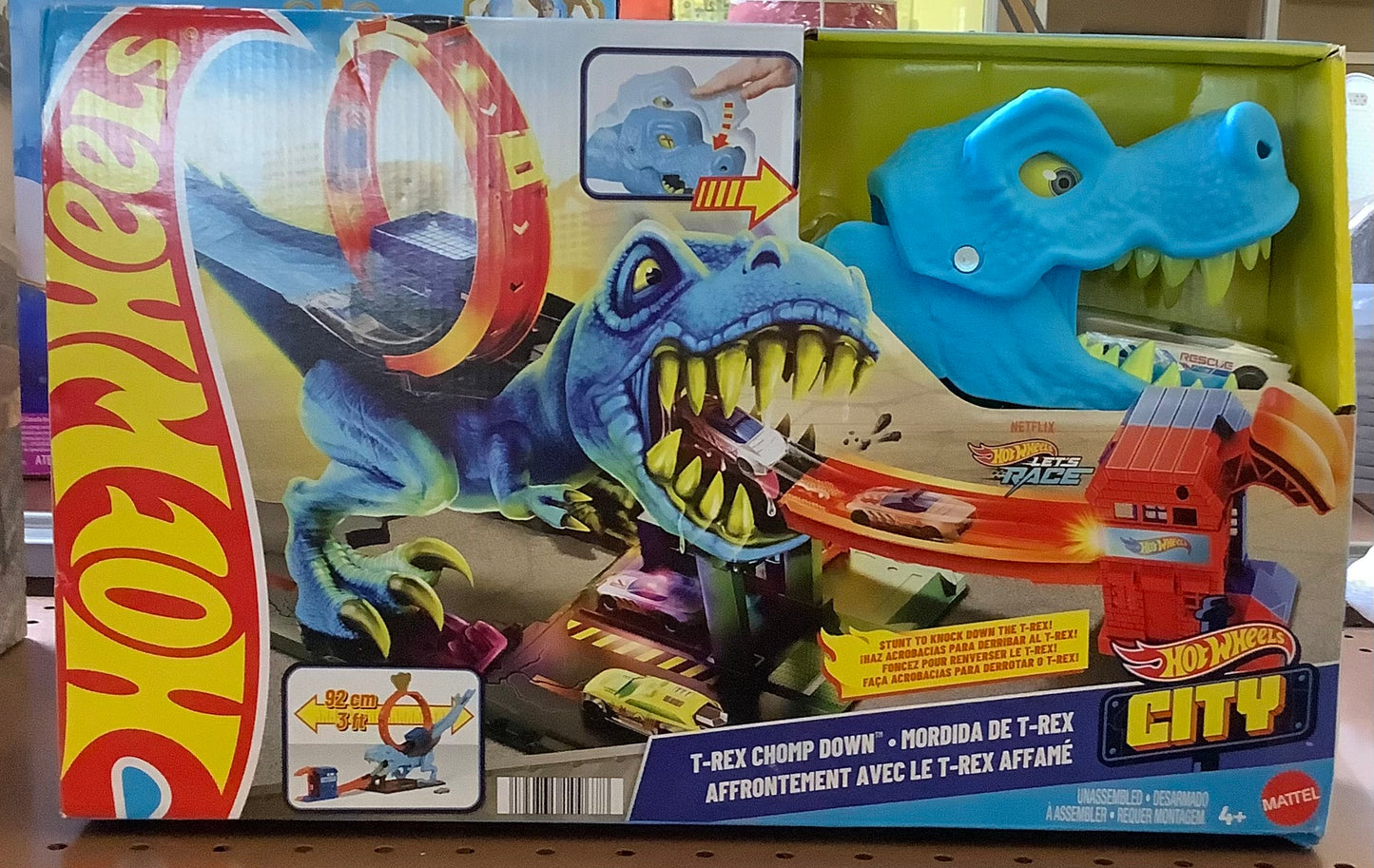 Hot Wheels City T-Rex Chomp Down TVD