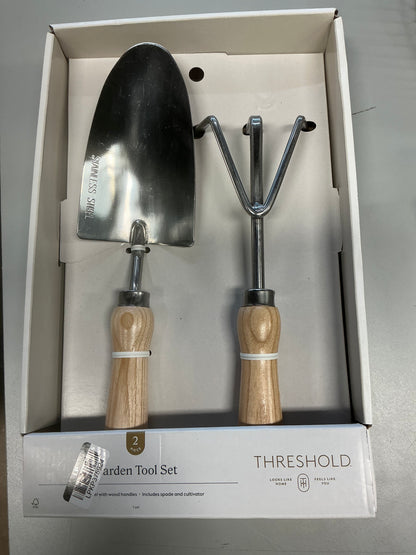 Dig and Cultivate Garden Tool Set - Threshold™ - Damaged Packaging (see pictures) - For Pickup Only