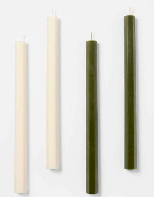 4pk Taper Set Hexagon