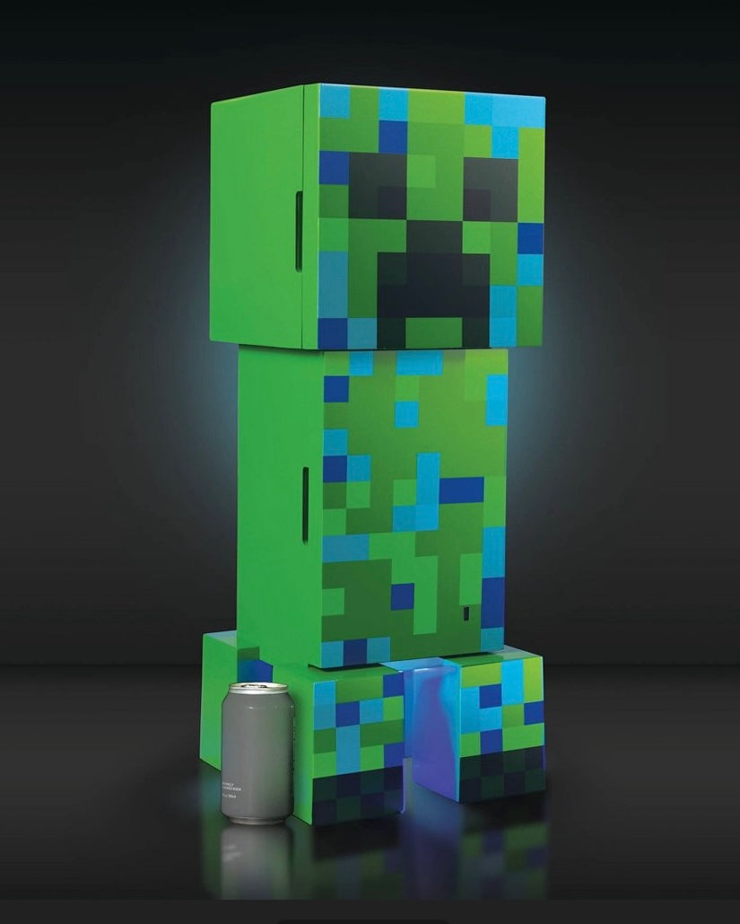 Minecraft Charged Creeper Figural Mini Fridge
