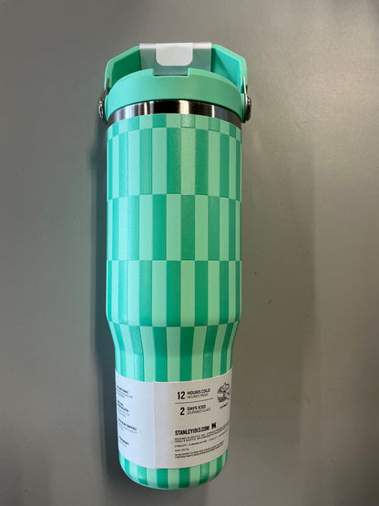 Stanley 30oz Stainless Steel IceFlow 2.0 Flip Straw Tumbler - MINOR COSMETIC DAMAGE DUE TO SHIPPING (see pictures)