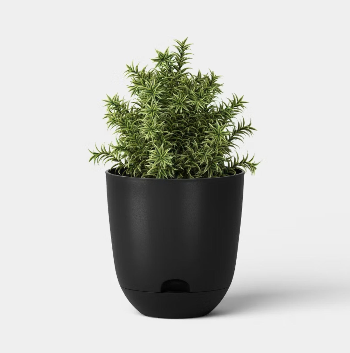 Recycled Car Seat Resin 20" RE Self Watering Planter - Black - Minor Cosmetic Damage 9See pictures) - FOR PICKUP ONLY