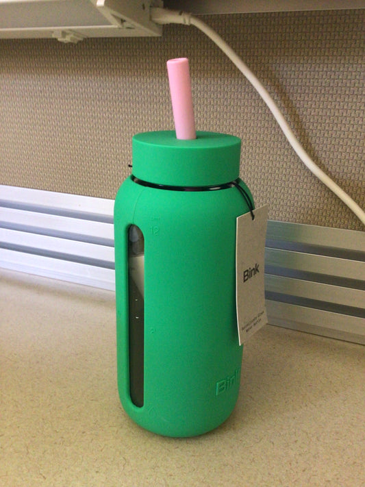 Bink 27oz Day Water Bottle Straw Cap Emerald